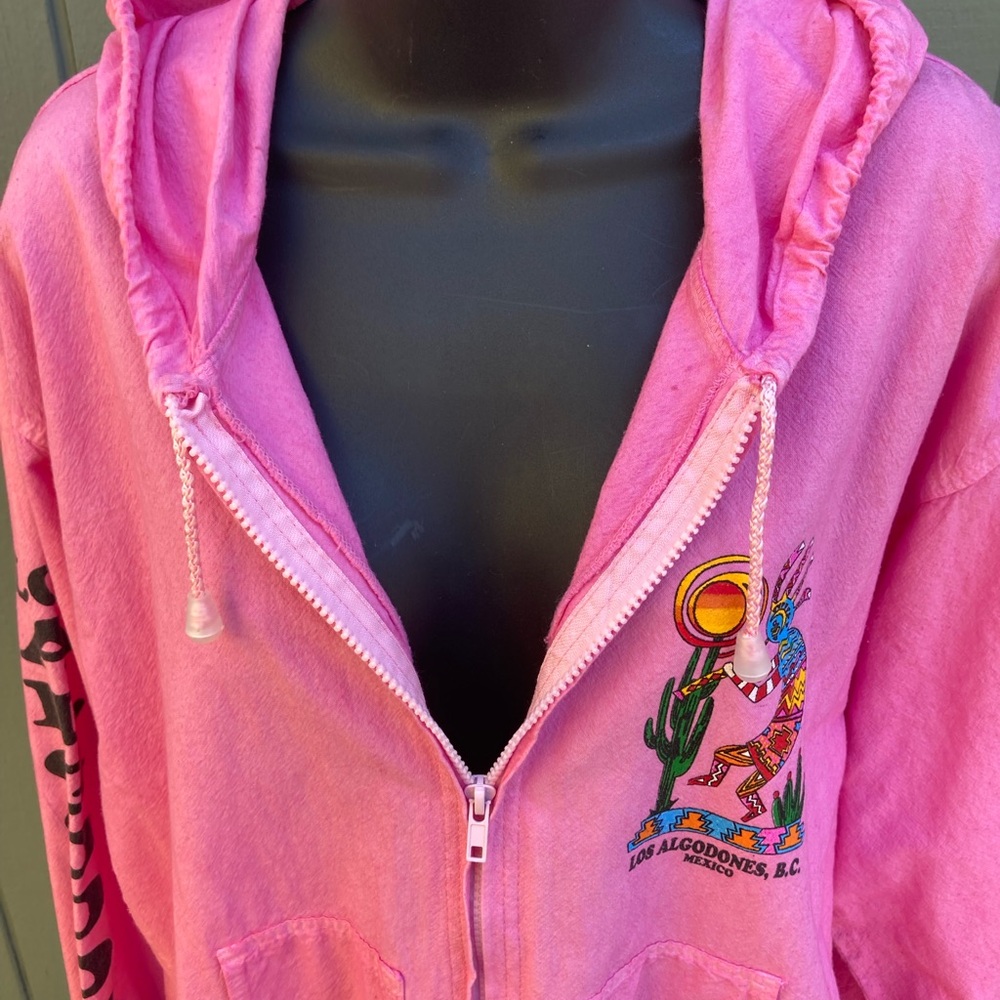 100% cotton Los Algodones, BC Mexico graphic hoodie - Picture 6 of 11